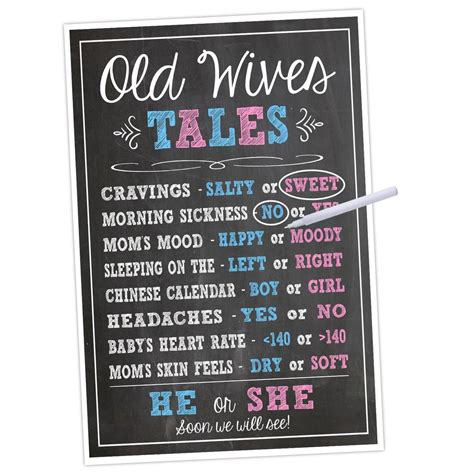 Old Wives Tale Baby Shower Game Coed Baby Shower Games Popsugar Uk