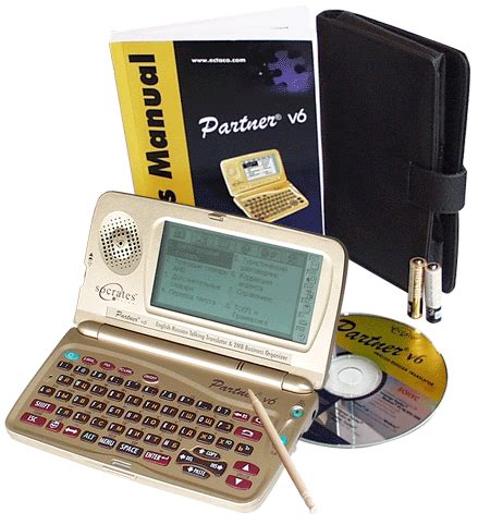 Англо-русский говорящий электронный переводчик Gold Partner V6-with ...