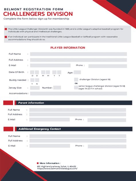 Fillable Online Belmont Registration Form Fax Email Print Pdffiller