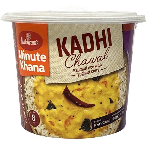 Haldiram S Minute Khana Kadhi Chawal Cup 80 Gm 2 8 Oz Walmart