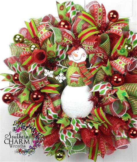 Deco Mesh Wreath Form Deco Mesh Christmas Wreath For Door Or Wall Red