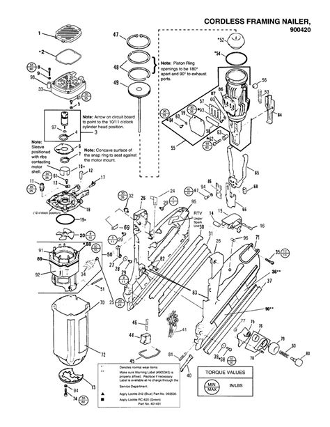 Paslode Framing Nailer Parts Uk