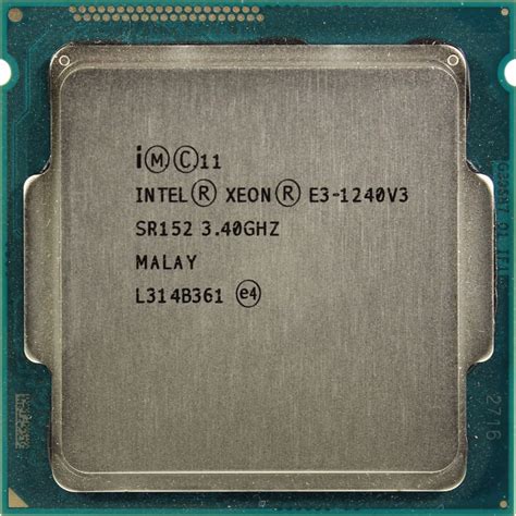 Процессор INTEL Xeon Processor E3-1240 v3 OEM - купить, сравнить тесты ...