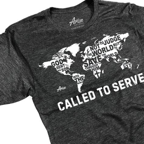 Called To Serve Missionary T Shirt Mission Trip Shirts Mission Trip