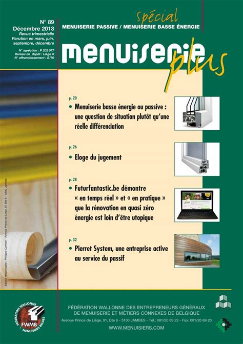 Menuiserie Plus - Magazines Construction