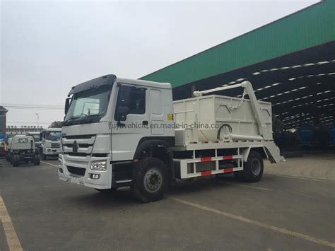 Sinotruk HOWO Rhd 8ton Skip Loader Refused Trucks 10ton Skipper Garbage