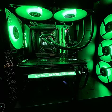 EVGA RTX 3080, Ryzen 7 5800X; 32G 3600Mhz RAM; EVGA AIO | Jawa