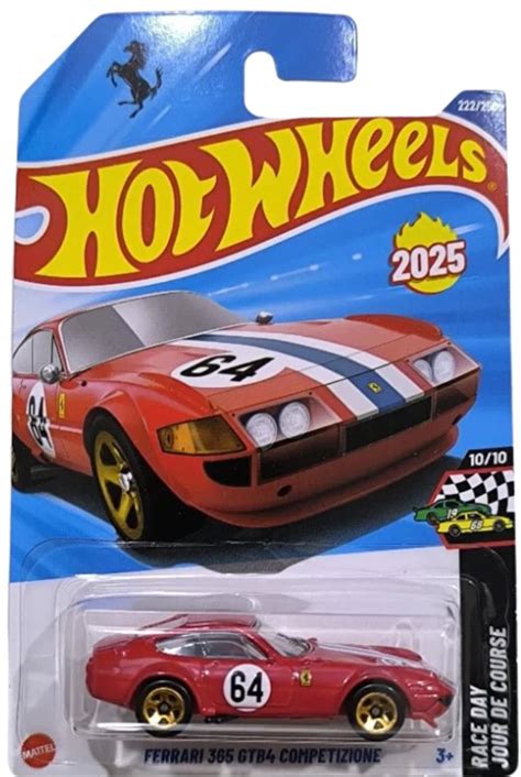2025 Hot Wheels Ferrari 365 GTB4 Competizione Mainline Race Day