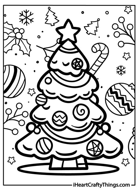 Free Christmas Clip Art Coloring Pages Free - Infoupdate.org