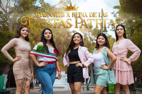 Ella Son Las Aspirantes A Reina De Las Fiestas Patrias Ocosingo