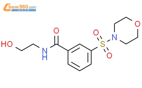 379254 39 4 N 2 Hydroxy ethyl 3 morpholine 4 sulfonyl benzamideCAS号