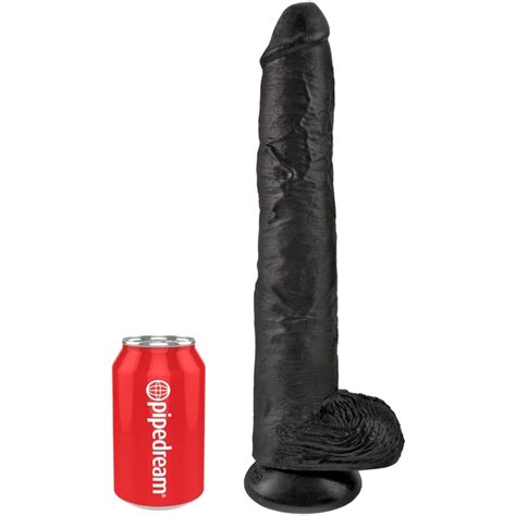 King Cock Pene Realistico Con Testiculos Cm Negro Lilith Secrets