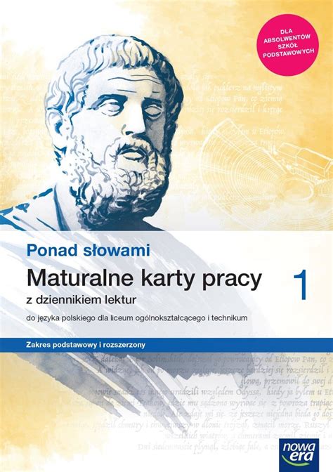 Ponad słowami 1 Język polski Maturalne karty pracy z dziennikiem