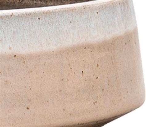 Plantenwinkel High Fusion Nude Beige Hoge Pot Cm Hoge Ronde Bloempot Voor Binnen Bol