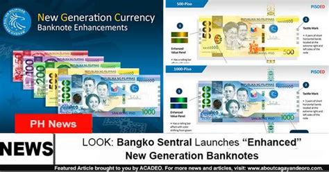 Look Bangko Sentral Launches Enhanced New Generation Banknotes