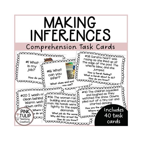 Free Printable Speech Inference Cards Pack 1 And Next Comes L