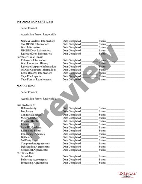 Acquisition Checklist Merger Checklist Template Us Legal Forms