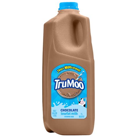 Chocolate 1 Lowfat Milk Half Gallon TruMoo