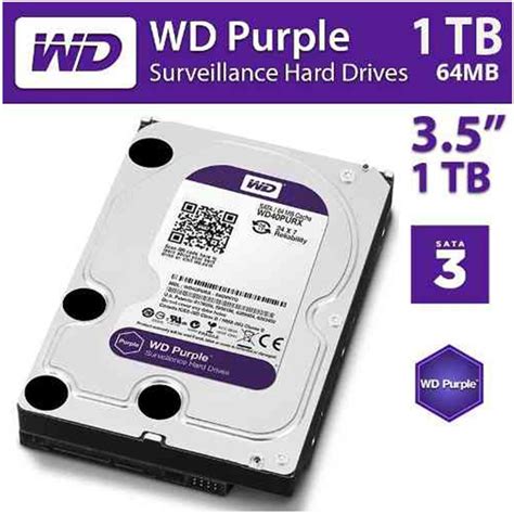 Hd Tb Western Digital Wd Purple Alta Performance R Em