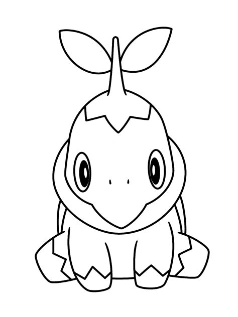 Coloring Pages Pokemon Snivy Comics