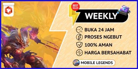 Beli Top Up Weekly Diamond Pass Mobile Legends Terlengkap Dan Termurah