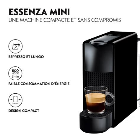 Krups Machine à Café Nespresso Essenza Mini Xn110810 Piano Black Hifi International