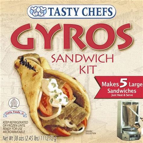 Tasty Chefs Gyros Complete Sandwich Kit 38 Oz