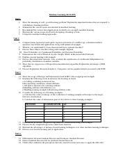 Machine Learning Question Bank Pdf Machine Learning KCS 055 Unit 1 1