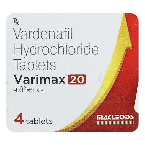 Varimax 20mg Tablet 4s Price Uses Side Effects Netmeds