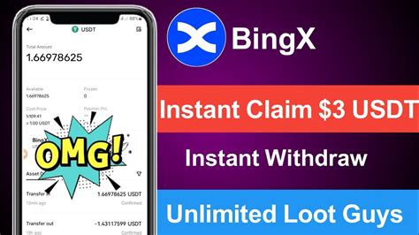 Instant Claim Usdt Bingx Exchange Loot Offer Instant Withdraw Bingx