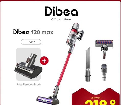 Dibea F20 Max Cordless Vacuum TV Home Appliances Vacuum Cleaner