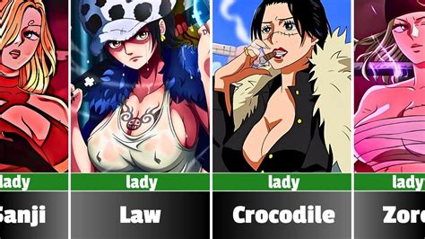 One Piece Characters Gender Swap Version Youtube