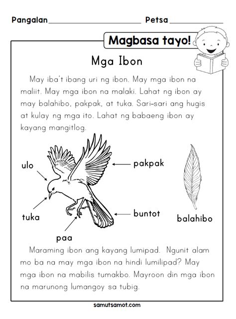 Tagalog Pagbasa Grade 1