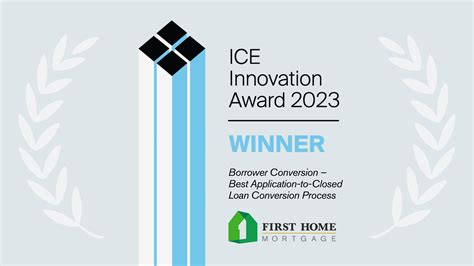 First Home Mortgage Wins 2023 ICE Innovation Award! - First Home Mortgage