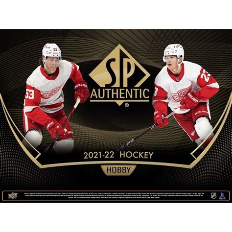 2021 22 Upper Deck Sp Authentic Hockey Hobby 16 Box Case Steel City