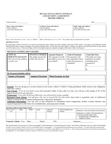 Installment Purchase Agreement Template