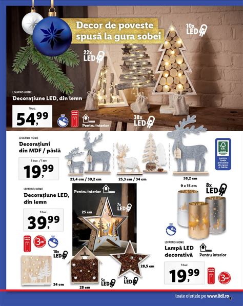 Oferta Lidl De Luni Decoratiuni Noiembrie Catalog Az