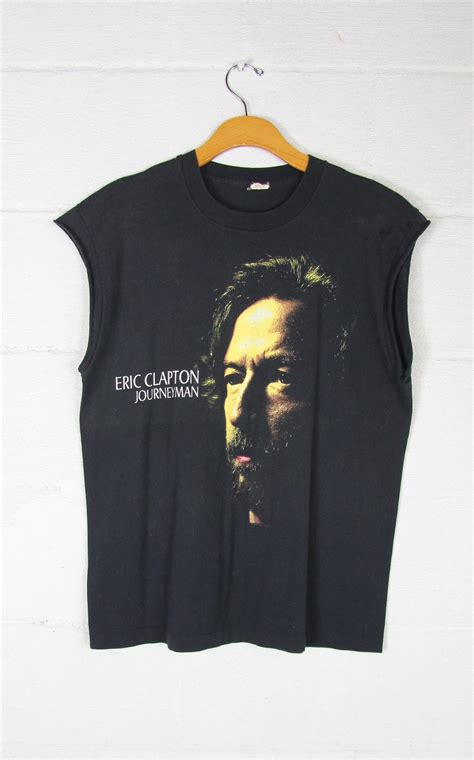 Eric Clapton Journeyman Tour Sleeveless Tee Shirt Vintage Size Medium