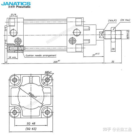 C5144气缸Janatics吉耐斯C50326 知乎