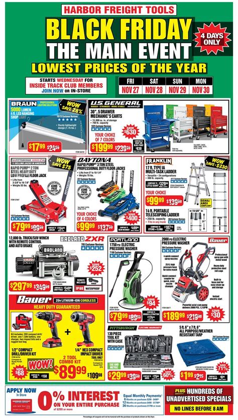 Harbor Freight Black Friday Ad Sale 2021