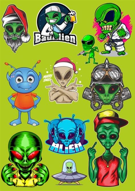 Alien Svg Images Alien Clipart Alien Svg File Vector Files Cricut