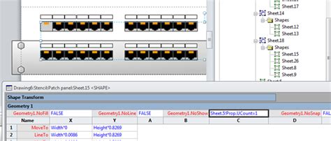 Rack Mount Patch Panel Visio Stencil - cwmovi