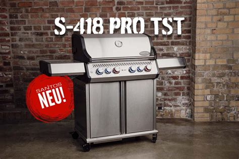 NEU ‼️ SANTOS S-418 Pro TST | Volledelstahl Gasgrill