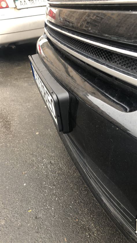 Подиум под номерной знак — Ford Flex, 3,5 л, 2017 года | своими руками ...
