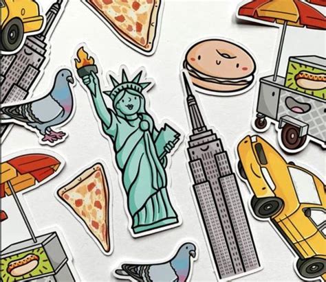 New York City Sticker Pack In 2021 Cute Stickers Sticker Design