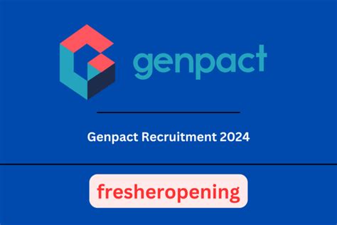 Genpact Freshers Off Campus For The Role Of Process Associate Salary