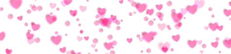 White greeting banner with pink shiny glowing hearts 26731915 Vector ...