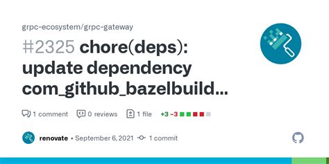 Choredeps Update Dependency Comgithubbazelbuildbuildtools To V42