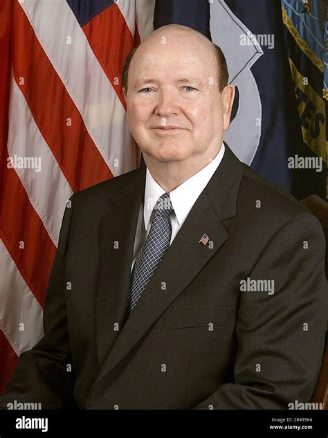 Us Navy Secretary Of The Navy Hansford T Johnson Acting Stock Photo