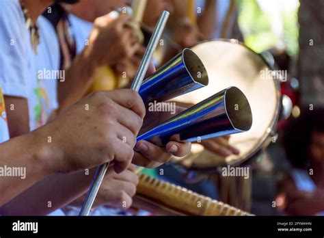 Metal Percussion Instrument Used In Brazilian Samba Music Brasil Stock